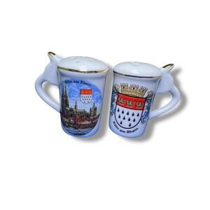 Vintage Köln am Rhein Souvenir Salt & Pepper Shakers – Beer Mug Design